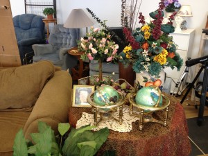 home decor and furniture for sale at hoarding 4 hope garage sale fundraiser